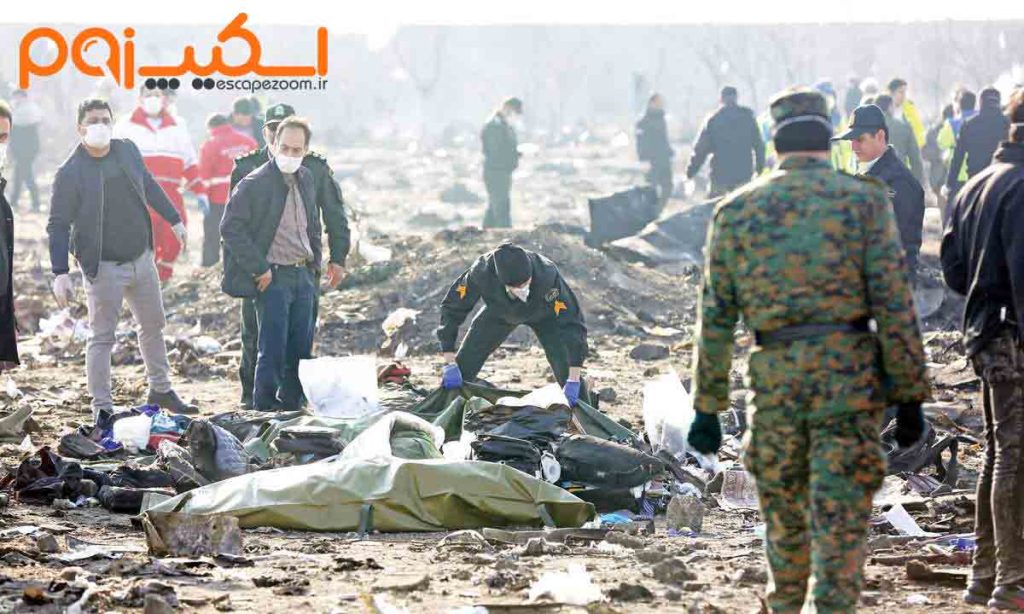 سقوط هواپیمای اوکراینی در تهران