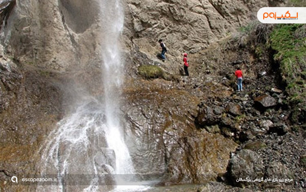 تفریحات غرب تهران؛ آبشار سنگان