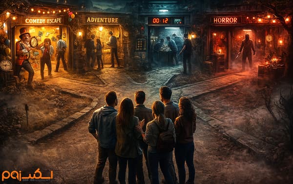 انتخاب ژانر اتاق فرار